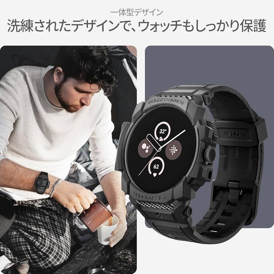 Amazon.co.jp: [Spigen] Google Pixel Watch 3 45mm 一体型